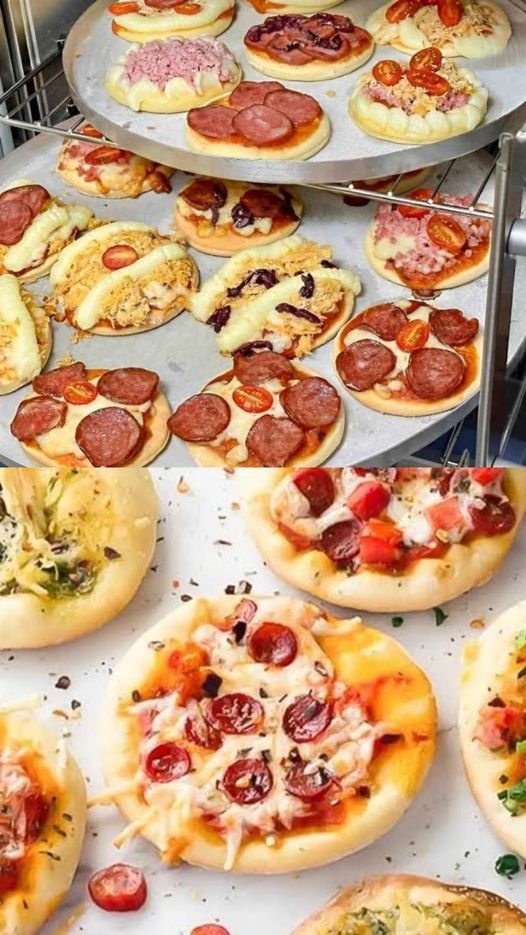 Receita De Mini Pizza F Cil De Fazer Minhas Receitinhas Sua Receita