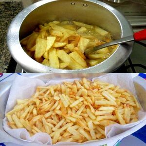 Batata Frita na Panela de Pressão Fica Sequinha e Igual Batata de