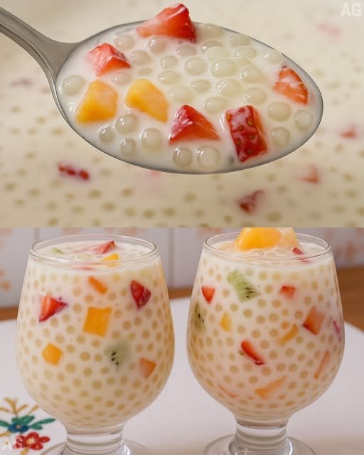 Sagu de Frutas Delicioso