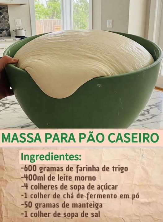 Massa para Pão Caseiro: Esse Segredinho Deixa Igual uma Nuvem! - Receita Completa