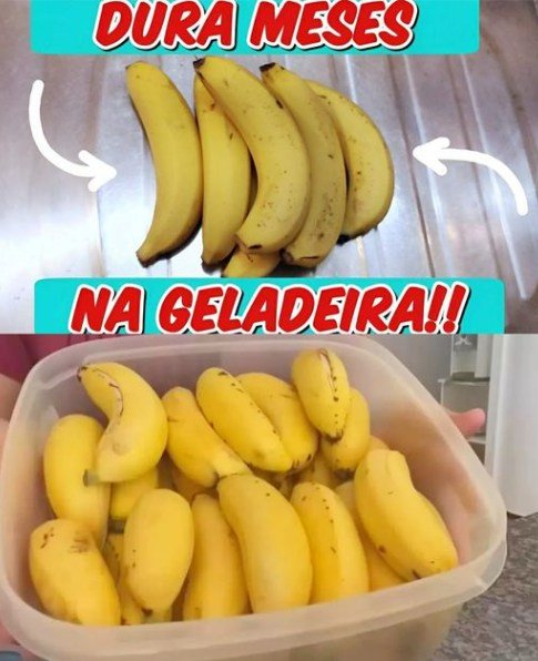 Como Conservar Banana Madura por Meses na Geladeira - Receita Completa
