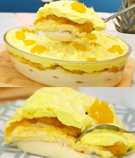 Pavê Cremoso de Abacaxi: Aprenda a Fazer Esta Deliciosa Sobremesa - Receita Completa