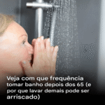 Depois dos 65 anos, qual é a frequência ideal para tomar banho? – Imagem da página de origem