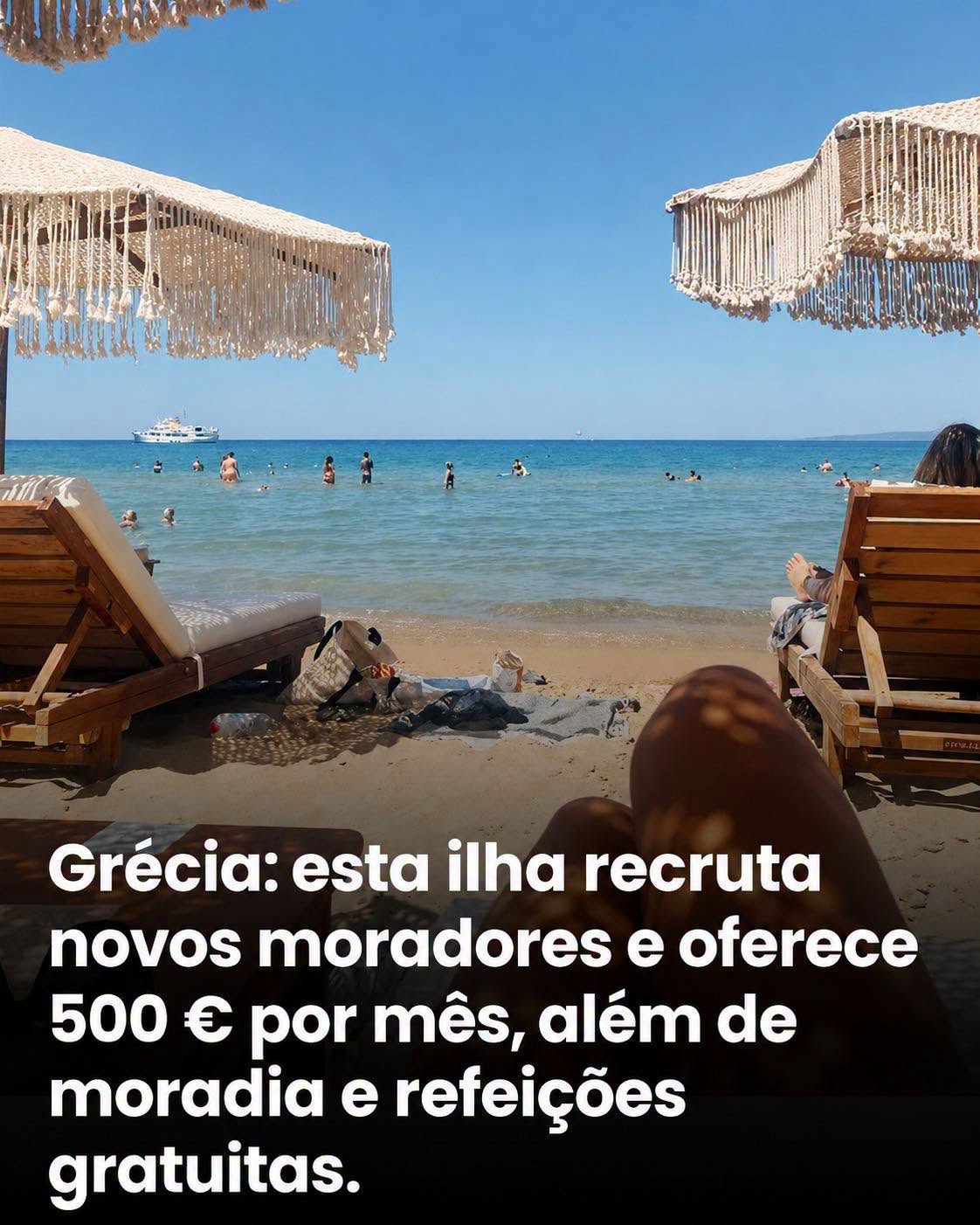 Viva na Ilha Grega: 500€/mês e tudo pago!