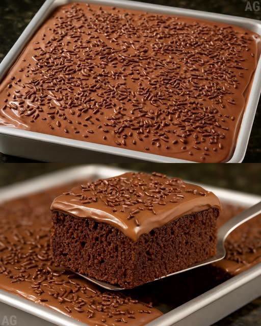 Bolo Nega Maluca de Brigadeiro Fofinho