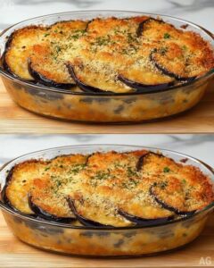 Berinjela Gratinada no Forno