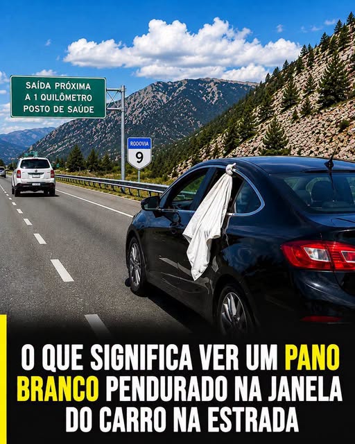 Pano branco na janela do carro: o que significa?