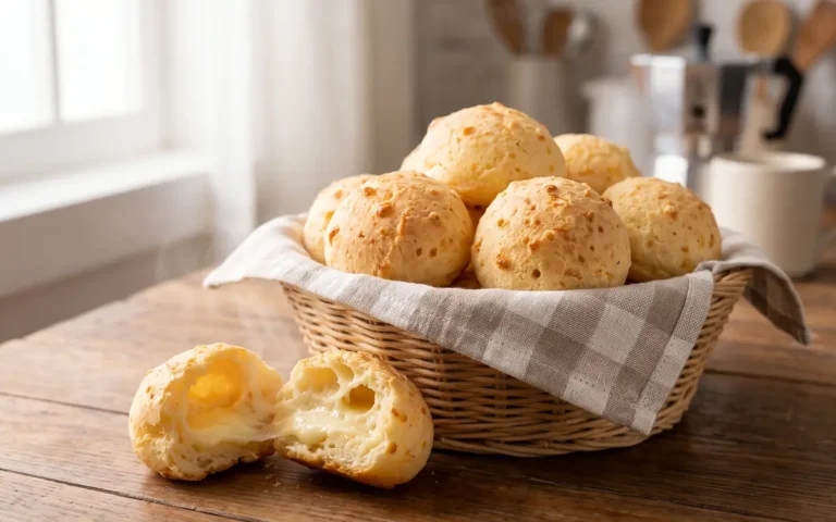 Pão de queijo de liquidificador, fácil e macio