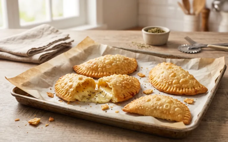 Pastel assado de forno: receita crocante com massa fácil