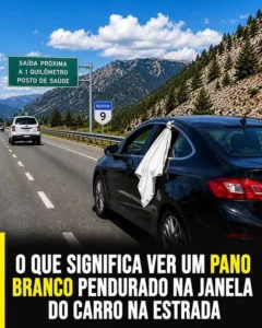 Pano branco na janela do carro na estrada: o que significa?
